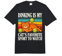La consommation d'alcool est Le Sport préféré de Mon Chat à Regarder Comfort Colors Adult Heavyweight T-Shirt