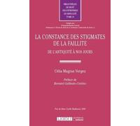 La constance des stigmates de la faillite: De l'Antiquité à nos jours (2019) (Tome 18)