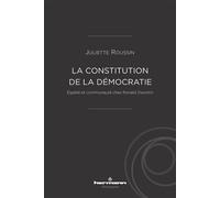 La constitution de la démocratie Égalité et communauté chez Ronald Dworkin - Juliette Roussin - Hermann - broché - Essai
