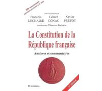 La Constitution de la République française : Analyses et commentaires