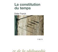La constitution du temps