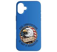 La Constitution n'est Pas Une Suggestion Eagle American Flag Coque pour iPhone 16 Plus