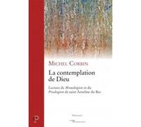 La contemplation de dieu Michel Corbin (Auteur)