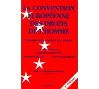La Convention européenne des Droits de l'Homme