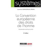 La Convention Européenne Des Droits De L'homme - Commentaire Article Par Article