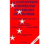 La Convention européenne des droits de L'Homme Louis-Edmond Pettiti (Auteur), Emmanuel Decaux (Auteur), Pierre-Henri Imbert (Auteur)