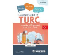 La conversation en turc Améliorez votre niveau à l'oral - Jack Salom - Studyrama Eds - Poche - Méthode de langue