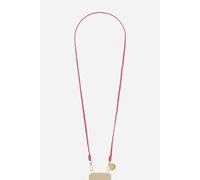 La Coque Française Chaîne de téléphone Vanessa tressée 120 cm Rouge