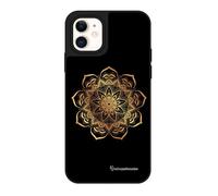LA COQUE FRANCAISE Coque miroir compatible iPhone 12 Mini - Modèle : Mandala Or