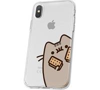 LA COQUERIE Coque Chat avec Biscuit Huawei P20 Pro Silicone Transparent Originale à Motif. Etui de protéction pour téléphone