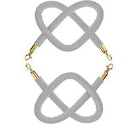 la corde de colonne de velours, Corde de chandelier en velours for le contrôle des foules, multicolore, 2 à 10 pieds, paquet(D,5ft/155cm)