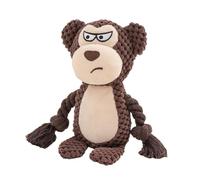 La Corde en Coton Améliore Le Couineur du Jouet en Peluche pour Chien pour Un Divertissement Amusant Et des Soins Bucco-dentaires chez Les Petites Races De Médias Jouet Interactif pour Chien