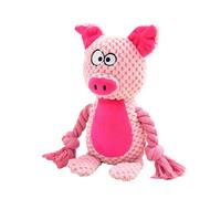 La Corde en Coton Améliore Le Couineur du Jouet en Peluche pour Chien pour Un Divertissement Amusant Et des Soins Bucco-dentaires chez Les Petites Races De Médias Jouet Interactif pour Chien