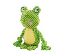 La Corde en Coton Améliore Le Couineur du Jouet en Peluche pour Chien pour Un Divertissement Amusant Et des Soins Bucco-dentaires chez Les Petites Races De Médias Jouet Interactif pour Chien