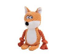 La Corde en Coton Améliore Le Couineur du Jouet en Peluche pour Chien pour Un Divertissement Amusant Et des Soins Bucco-dentaires chez Les Petites Races De Médias Jouet Interactif pour Chien