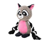 La Corde en Coton Améliore Le Couineur du Jouet en Peluche pour Chien pour Un Divertissement Amusant Et des Soins Bucco-dentaires chez Les Petites Races De Médias Jouet Interactif pour Chien