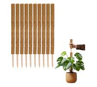 La Cordeline 10 Tuteurs Plantes Grimpantes 90cm, Support Coco Naturel Extensible pour Monstera, Plantes Jardin Maison