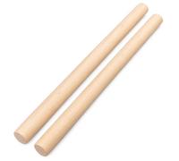 La cordeline - 2 Barres de Fixation Toile de chilienne Standard en Bois - 43 et 45 cm Ø 22 mm