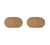 La cordeline 5 Disques de Paillage en Fibre de Coco Naturel Ø 30 cm - 900g/m² - Tapis de Protection Contre Les Mauvaises Herbes, Isolation Thermique et Protection Naturelle des Plantes (Lot de 2)