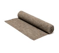 La Cordeline Feutre Paillage 100% Laine 40 cm x 2 m, 600 GR/m2 pour Protection arbustes et plantations au Jardin et au Potager, Naturelle
