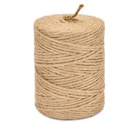 La Cordeline Ficelle de Jute 3mm 100 Mètres, Corde 100% Naturelle en Bobine pour Jardinage et Décoration