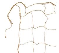 La Cordeline Filet à Ramer en Jute Naturel 180x180 cm, Support pour Plantes grimpantes, Treillis Jardin Potager, pour Concombre, Petits Pois, Tomate, Marron