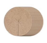 La Cordeline Lot 10 disques Paillage Naturel Ø 19cm - Protection Mauvaises Herbes, Froid, Naturelle