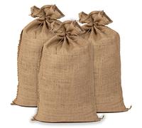La Cordeline Lot 3 Sacs 40 x 70 cm Sen Toile de Jute 305 gr/m² - Sac Sable, stockage