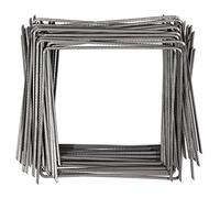 La Cordeline lot 50 Agrafes Fixation pour Toile Paillage Acier Brut 20 x 20 x 20 cm, Gris Métallique