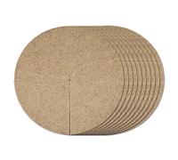 La Cordeline Lot de 10 disques de Chanvre 40cm 600g/m pour Protection Naturelle Contre Le Froid, Mauvaises Herbes