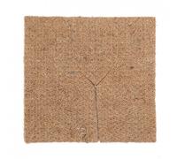 La Cordeline Lot de 2 Carrés de Paillage Jute Naturel 52,5 x 52,5 cm CJN10C