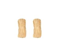 La Cordeline Raphia 100% Naturel 2 x 50g pour lier végétaux, Bricolage, Emballage Cadeaux, Décoration DIY