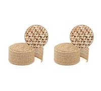 La Cordeline Ruban de Jute BJ106NLU Naturel Lurex Or 6cm x 10 m (Lot de 2)