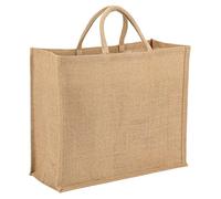 La cordeline Sac Cabas Multi-Usages en Toile de Jute 25L 45x19x33cm, Coloris Naturel (Lot de 2)
