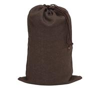 La Cordeline Sac Rangement en Toile de Jute 400gr/m² avec Cordon Fermeture - 55x95cm Coloris Marron Chocolat