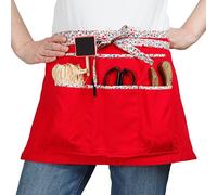 La cordeline Tablier Court 7 poches Jardinage & Bricolage - 100% Coton Épais - Taille Réglable Mixte - Tablier Outils Coloris