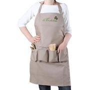 LA CORDELINE-Tablier de jardin taille unique Taupe