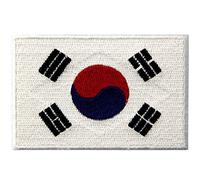 La Corée Du Sud Coréen Emblème D'État Pavillon National Brodés Fer Sur Recousu Patch
