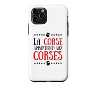 La Corse Appartient aux Corses Île de Beauté Indépendance Coque pour iPhone 11 Pro