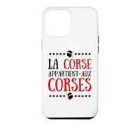 La Corse Appartient aux Corses Île de Beauté Indépendance Coque pour iPhone 12 Pro Max