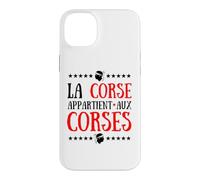 La Corse Appartient aux Corses Île de Beauté Indépendance Coque pour iPhone 14 Plus