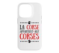 La Corse Appartient aux Corses Île de Beauté Indépendance Coque pour iPhone 14 Pro