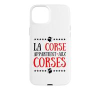 La Corse Appartient aux Corses Île de Beauté Indépendance Coque pour iPhone 15 Plus