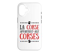 La Corse Appartient aux Corses Île de Beauté Indépendance Coque pour iPhone 16