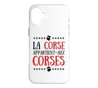 La Corse Appartient aux Corses Île de Beauté Indépendance Coque pour iPhone 16 Plus