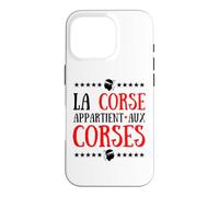 La Corse Appartient aux Corses Île de Beauté Indépendance Coque pour iPhone 16 Pro