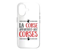La Corse Appartient aux Corses Île de Beauté Indépendance Coque pour iPhone 17