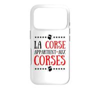 La Corse Appartient aux Corses Île de Beauté Indépendance Coque pour iPhone 17 Pro