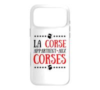 La Corse Appartient aux Corses Île de Beauté Indépendance Coque pour iPhone 17 Pro Max
