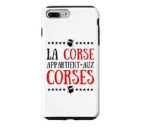 La Corse Appartient aux Corses Île de Beauté Indépendance Coque pour iPhone 7 Plus/8 Plus